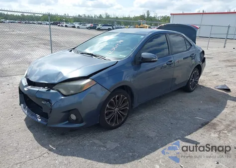 2014 Toyota Corolla S Plus из США, поврежденный, VIN 2T1BURHE0EC089387